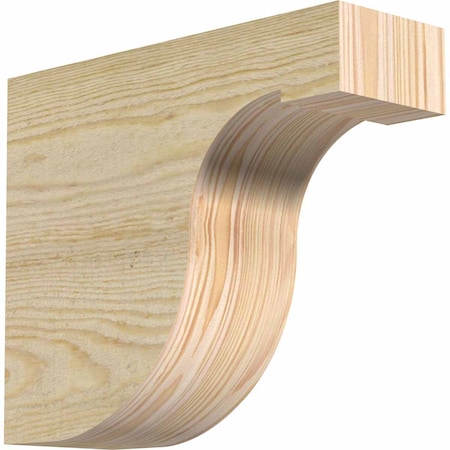 Ekena Millwork Del Monte Rough Sawn Rafter Tail, Douglas Fir, 4"W x 10"H x 12"L RFT04X10X12DEL00RDF